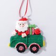 thumbnail image 3 of Adorno de árbol de Navidad con forma de piruleta de arcilla suave simulada, bastón de caramelo rojo y blanco, colgantes para árbol de Navidad, decoración navideña 2025 para el hogar, 3 of 5