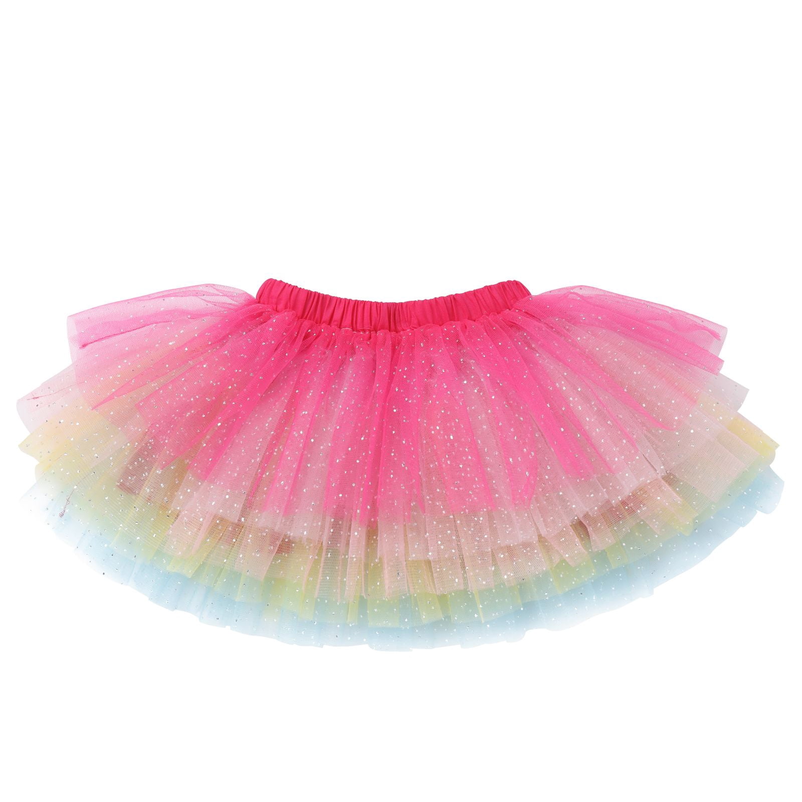 IBTOM CASTLE Infant Baby Girls 1st Birthday Outfits Short Sleeve Romper + Tutu Skirt + Headband 3PCS Set for Cake Smash Photoshoot 1 Year Hot Pink