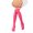 Watermelon Red, variant on Qudderr Knee High Socks for Girls Women's Velvet Mid-Calf Socks Teen Kids White over Calf Socks 2-20 Years Old