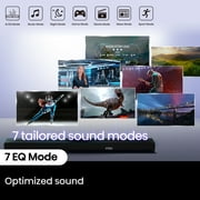 Hisense R652 5.1 440W output, Rear Surround Speakers, 6.5” Wireless Subwoofer Soundbar, Dolby Atmos and DTS Virtual X, Easy Connect