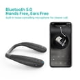 thumbnail image 6 of Neckband Wearable Bluetooth Speaker, Wireless Hanging Neck Speaker with Built-in Mic, 10H Playtime, 3D Stereo Sound, Waterproof for Home & Outdoor,black, 6 of 7