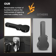 Yescom Electric Guitar Hard Case for LP Les Paul Style Electric Guitar Wooden Hard Shell Lockable