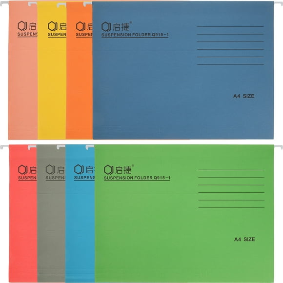 MasteelfCA 8PCS A4 Sized Suspension Folder Hanging File Holder Frame Documents Holder Organizer Desktop Office Supplies