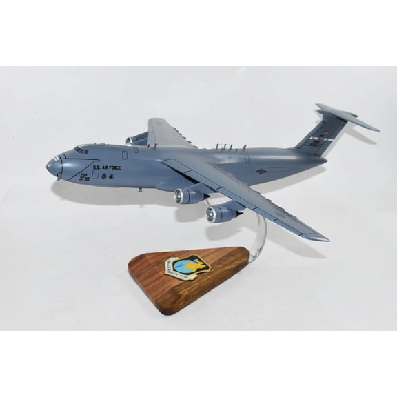 Lockheed Martin® C-5M Super Galaxy®, 349th Air Mobility Wing, 18" Mahogany Scale Model