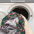 thumbnail image 2 of Floral Dog Crate Cover, Graphical Scene of Vibrant Close Shot Peonies Arrangement Botanical Art, Easy to Use Pet Kennel Cover Small Dogs Puppies Kittens, 7 Sizes, Teal and Multicolor, by Ambesonne, 2 of 6