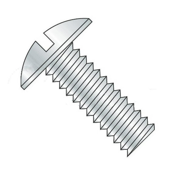 8-32 x 2" Machine Screws / Slotted / Truss Head / Steel / Zinc Plating (Quantity: 100 pcs)