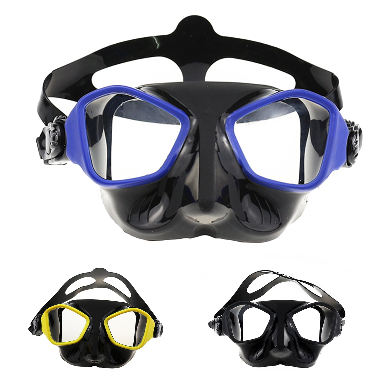 Cheers.US Swim Mask Dive Goggles Swimming Goggles with Nose Cover