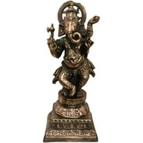 Dancing Ganesha Statue, Standing Ganesha Idol, God of New Beginning, Yoga Style Ganpati, Statue for Altar, Temple Decor, Home Enhance - AtoZ India Cart