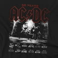 thumbnail image 2 of ACDC Logo Stack Women's T Shirt, Black, X-Large, 2 of 6