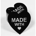 thumbnail image 2 of Inkdotpot Real Silver Foil Made With Love Wedding Tag Favor Hang Paper Tag 50 Pieces, 2 of 6