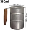 thumbnail image 3 of Vintage Stainless Steel Camping Mug, Shatterproof Beer Cup Dishwasher-Safe Camping Cup for Beer Aficionados Outdoor Adventurers, 3 of 7