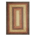 thumbnail image 2 of CAROMIO Braided Print Boho Rug Living Room Area Rug Modern Geometric Area Rug Washable Rug Farmhouse Floor Carpet, 3' x 5' Red, 2 of 7