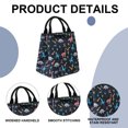 thumbnail image 3 of Bolsa de almuerzo para mujeres y niñas, lonchera aislada, bolsa de mano reutilizable para trabajo, oficina, picnic, 3 of 5