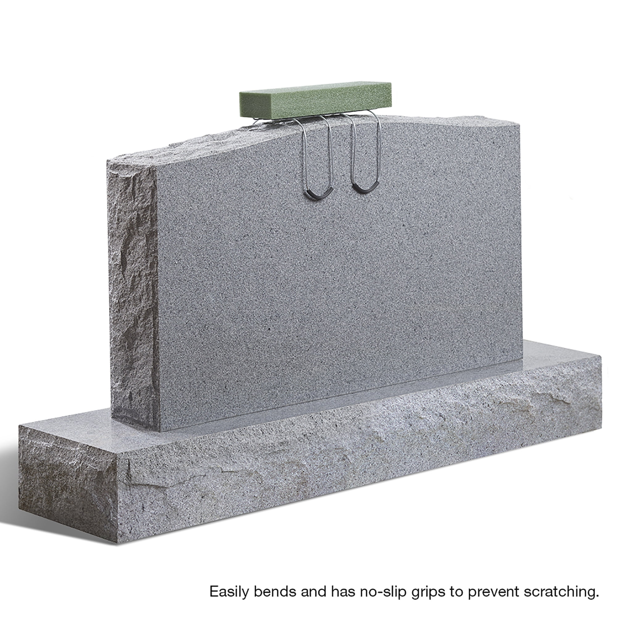 FloraCraft FloraFōM Green Floral Tombstone Hugger, 12 Pack