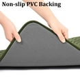 thumbnail image 4 of Shinnwa Bathroom Rugs Memory foam Bath Mats Super Soft Non Slip Machine Washable Bath Rugs,16"x24",Green, 4 of 8