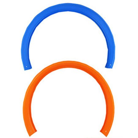 Replacement Parts for Hot Wheels Track - Hot Wheels Criss Cross Crash Car Race Track DTN42 | Includes 1 Curve Orange Track and 1 Curve Blue Track