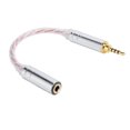 thumbnail image 4 of Male To Female Audio Cable, Multipurpose Stable  Headphone Adapter Cord  for 2.5mm Audio Source Interface 2.5mm Balanced Male to 3.5mm Stereo Female,2.5mm Balanced Male to 4.4mm, 4 of 8