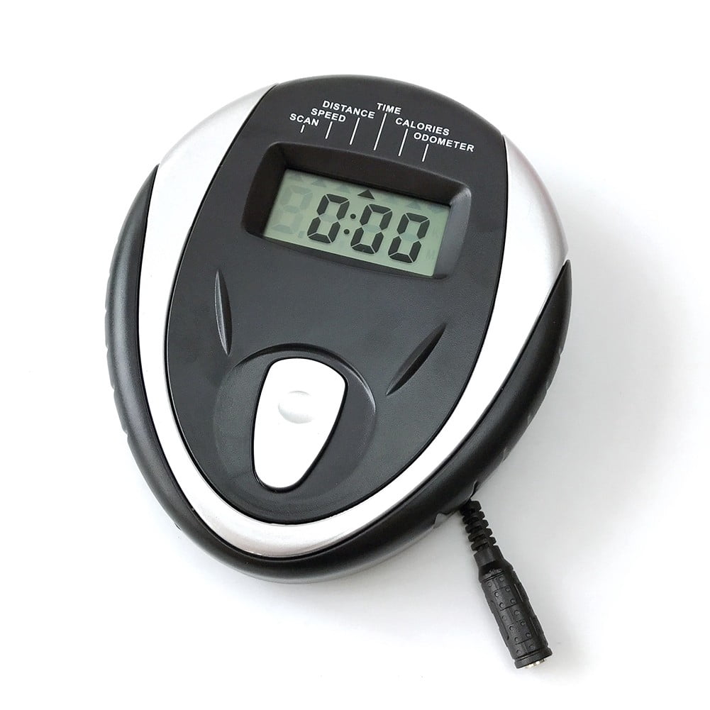 exercise bike monitor fitness bike time display speed distance round interface