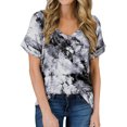thumbnail image 1 of T-shirt à Manches Courtes et Col Rond pour Femmes, 1 of 2