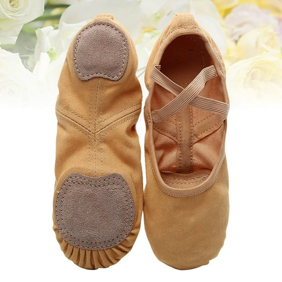 OFFIGAM Ballet Shoes for Women and Girls, 1 Pair Comfortable Jazz Dance Practice Shoes for Adults and Kids