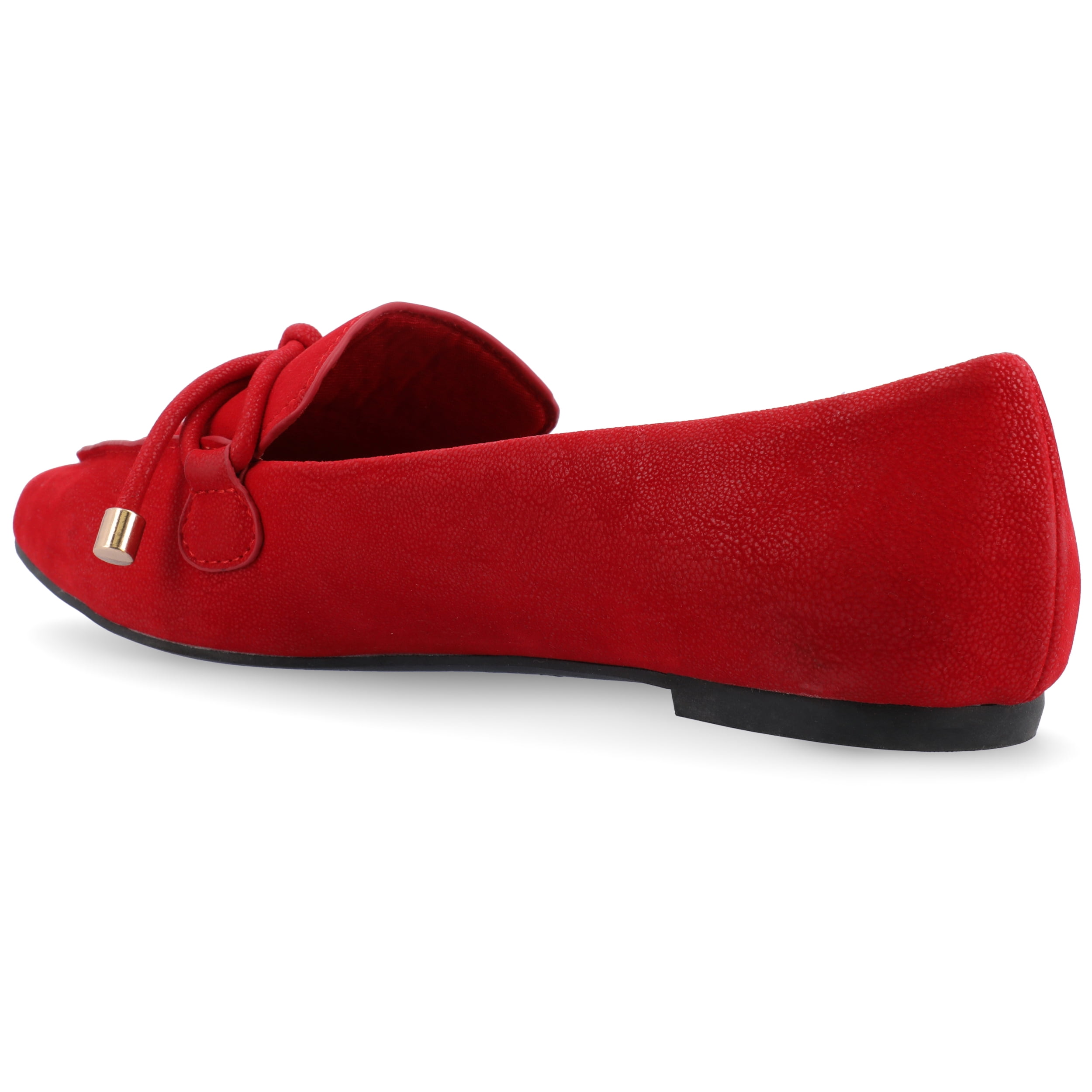 Journee Womens Muriel Narrow Width Slip On Pointed Toe Loafer Flats