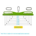 thumbnail image 2 of KORIKAHM LAT Pulldown Attachments for Cable Pulley System Machine, T-bar Row Landmine Attachment, Home Gym Fitness Spreader Bar, Multi-Grip Wide LAT Pull Down Bar, Neutral Grip Handle, 2 of 9