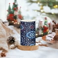 thumbnail image 2 of Yayeee Flameless Candles with Remote Flickering Battery Operated Multi Color Changing, Blue Fireworks Pattern, 2 of 7
