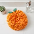 thumbnail image 5 of Unique Bargains Cute Cartoon Chenille Decorative Hand Towels for Bathroom Orange 5" x 6", 5 of 6