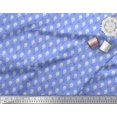 thumbnail image 2 of Soimoi Moss Georgette Fabric Fleur_de_lis Damask Print Sewing Fabric Yard 42 Inch Wide, 2 of 3