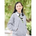 thumbnail image 2 of Panda Climbing Bamboo Tree Hoodie Juniors -Image by Shutterstock,  Medium, 2 of 4