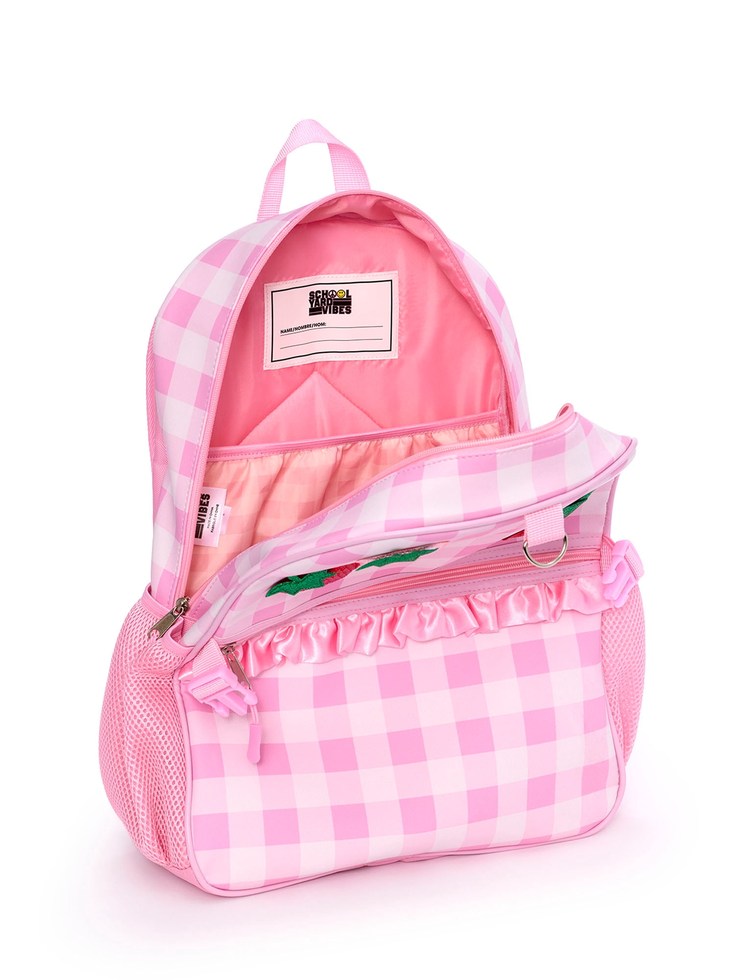 Schoolyard Vibes 17" 3 Piece Backpack Set with Headphones and Kids Lunch Box