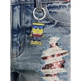 thumbnail image 3 of Spongebob X Justice Girls Sequin Denim Short, Sizes 6-18, Slim & Plus, 3 of 7