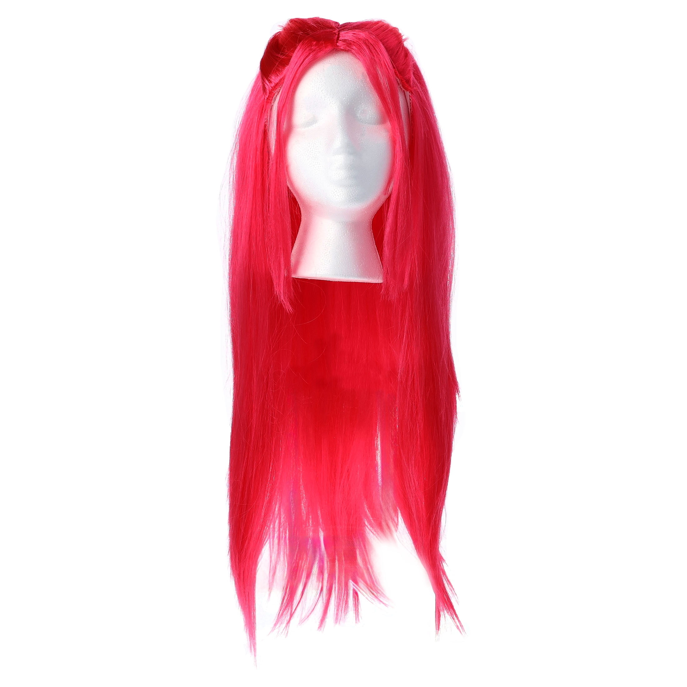 Ponytails Wig Costume Accessory for Adults, Pink, Halloween by Way To Celebrate