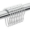 thumbnail image 5 of Rungopro Shower Curtain Hooks, White Shower Curtain Hooks, Shower Hooks for Shower Curtain, Decorative Shower Curtain Hooks Rust Proof Stainless Steel Shower Curtain Hooks Set of 12, 5 of 7