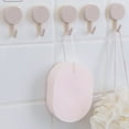 thumbnail image 4 of 5 Packs Hooks for Hanging Wall Hooks Reusable Waterproof Adhesive Hook, Towel Hook for Bathrooms, Kitchen and Curtain, Heavy Duty Self Coat Hook for Walls No Damage, 4 of 6