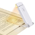 thumbnail image 1 of TFixol Lampe de Lecture pour Livres USB Rechargeable, Lampe Signet LED à Pince, Lumières pour Livres, Lampes de Lecture pour Livres au Lit, Petite Lampe pour Livres pour Enfants, 2 Niveaux de Luminosité Réglables pour la Protection des Yeux, Blanc, 1 of 6