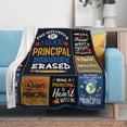 thumbnail image 4 of Principal Gifts for Man, Principal Appreciation Gifts, Best Gifts for Principal Day, Gifts for School Principal, Principal Gifts for Christmas, Principal Blanket Gifts 60"X50", 4 of 6
