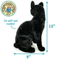 thumbnail image 3 of Boone the Black Cat | 13 Inch Stuffed Animal Plush | by TigerHart Toys, 3 of 6
