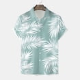 thumbnail image 5 of Mens Hawaiian Shirt Short Sleeve Button Down Shirts Tropical Floral Summer Beach Shirts,S-3XL, 5 of 7