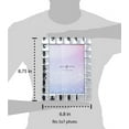 thumbnail image 2 of Isaac Jacobs Decorative Sparkling Clear Jewel Picture Frame, Photo Display & Home Décor 5x7, 2 of 6
