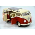 thumbnail image 2 of 7" Kinsmart 1962 VW Volkswagen Bus Diecast Model Toy Car Van 1:24 Orange, 2 of 3