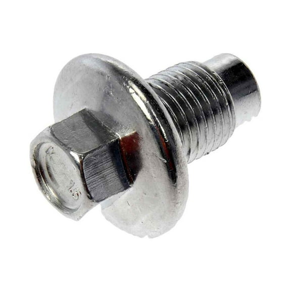 KarParts360 For Chrysler Pacifica 2018-2025 Engine Oil Drain Plug | Carbon Steel Material | Silver | 5.8 Bolt Grade | Conventional Drain Method | Replacement For 1013938, 6506214AA