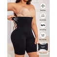 thumbnail image 6 of Athlemo Plus Size Women's Shapewear Tummy Control High Waisted Butt Lifting Shapewear Body Shaper Thigh Slimmer, 6 of 7