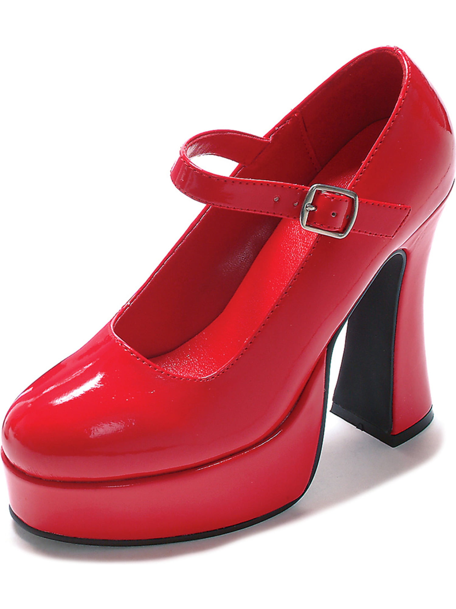platform mary janes chunky heel