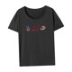 thumbnail image 4 of Camiseta para mujer de verano suave y cómoda camisa con cuello redondo para vacaciones en la calle y la oficina Gris, 4 of 7