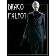 thumbnail image 2 of Men's Harry Potter Draco Malfoy Simple Framed Portrait Pull Over Hoodie Black Large, 2 of 4