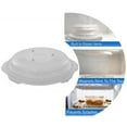 2 Microwave Hovering Anti Splattering Food Lid Cover Guard