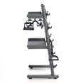 thumbnail image 3 of Power Systems Cable Attachment Rack – Black Chrome Storage Rack with 9 Cable Machine Accessories, 3 of 4
