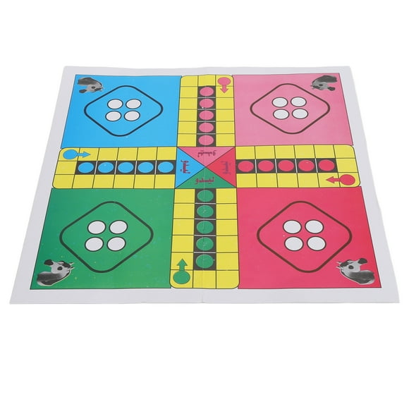 Flying Chess Game, Foldable Kids Flying Chess Plastic Easy Operation For Party