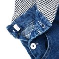 thumbnail image 6 of KIDSCOOL Kids Denim Overalls Unisex Little Girls Boys Ripped Jeans Jumpsuit,Blue,4-5 Years, 6 of 8